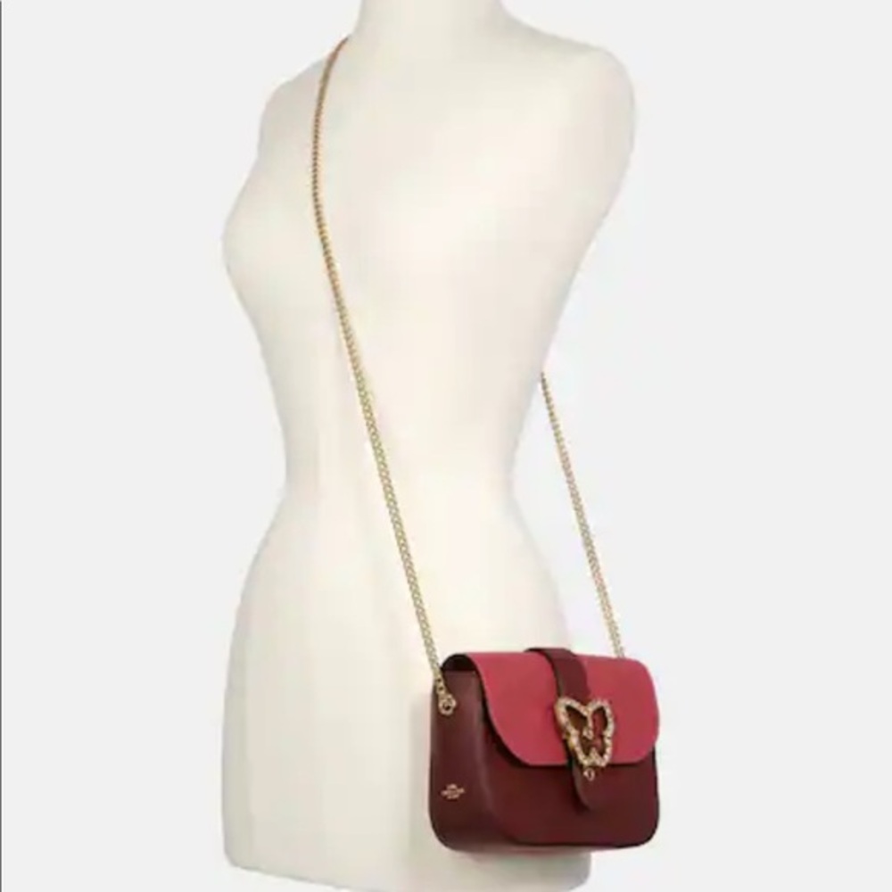 COACH Gemma Crossbody In Colorblock With Butterfly Buckle
